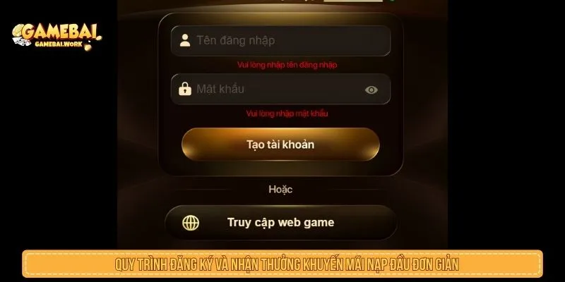 Quy trình kiểm tra và nhận khuyến mãi nạp đầu