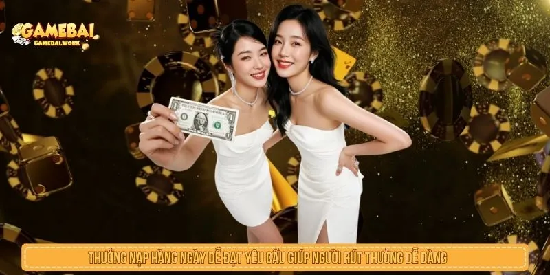 Cách tính thưởng nạp hàng ngày và vòng cược cần biết